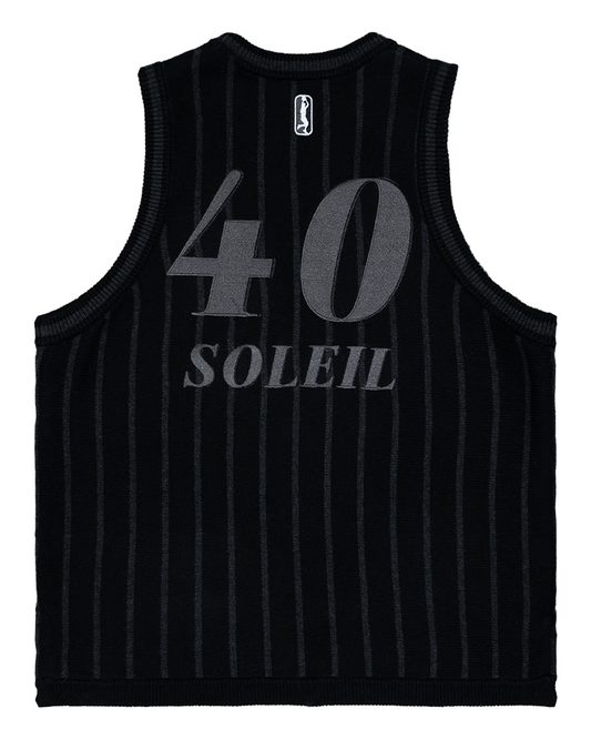 Charcoal Court Knit